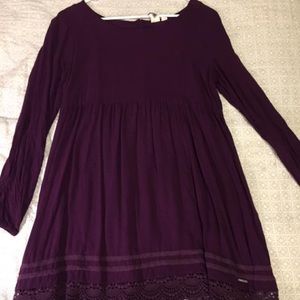 Roxy Beach purple dress with Lace